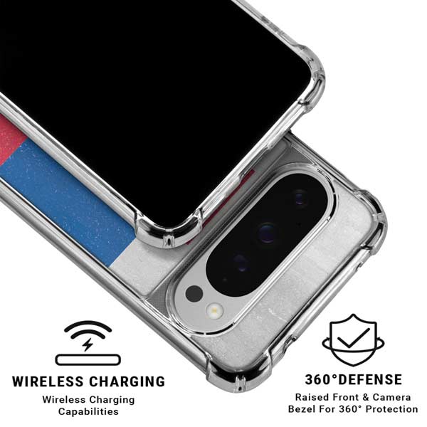 Slovakia Flag Distressed Google Pixel 10 Pro Clear Case