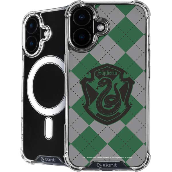 Wizarding World Harry Potter Slytherin Crest iPhone 16 MagSafe Case