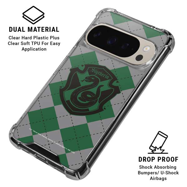 Wizarding World Harry Potter Slytherin Crest Pixel 9 Pro XL Clear Case