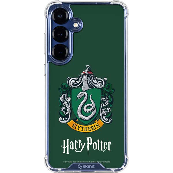 Wizarding World Harry Potter Slytherin House Crest Galaxy S25 Plus Clear Case
