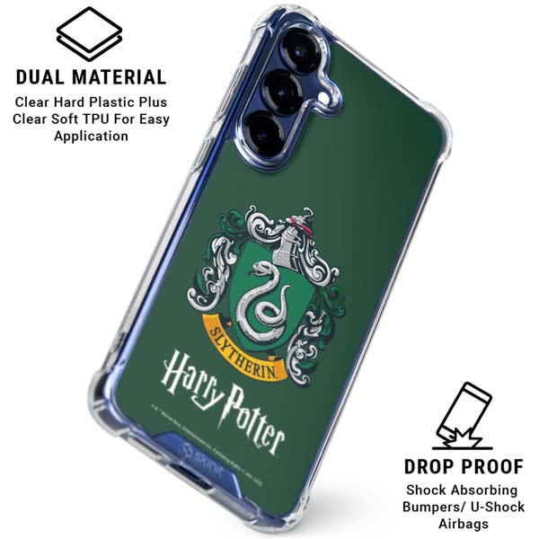 Wizarding World Harry Potter Slytherin House Crest Galaxy S25 Plus Clear Case