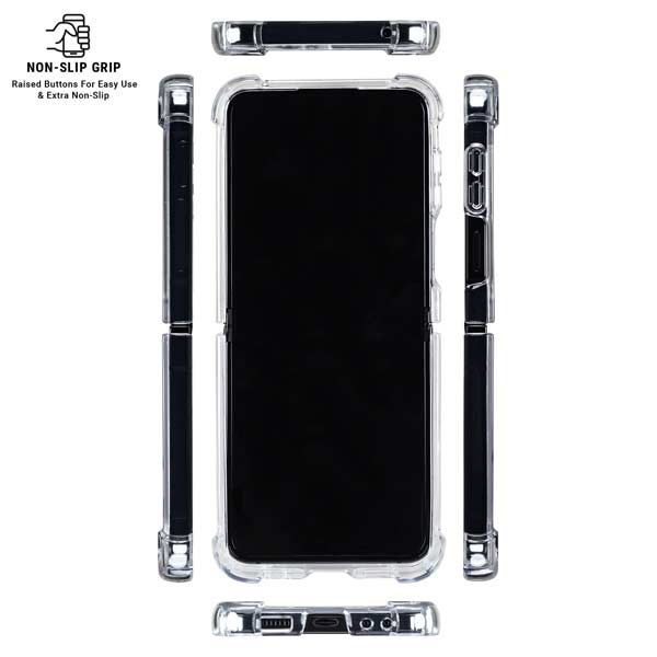 Wizarding World Harry Potter Slytherin House Crest Galaxy Z Flip7 Clear Case