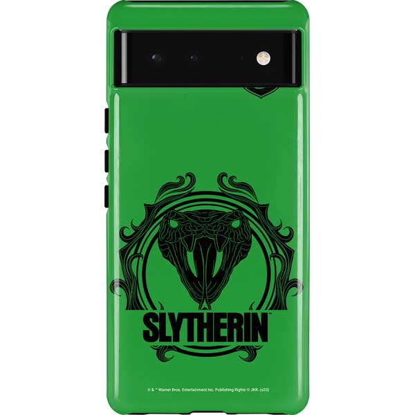 Wizarding Worlds Harry Potter Slytherin Illustration Pixel Cases