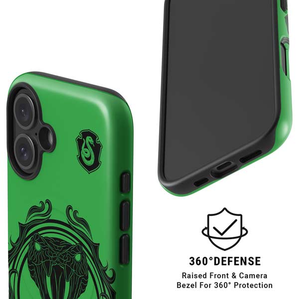 Wizarding Worlds Harry Potter Slytherin Illustration iPhone 16 Magsafe Impact Case
