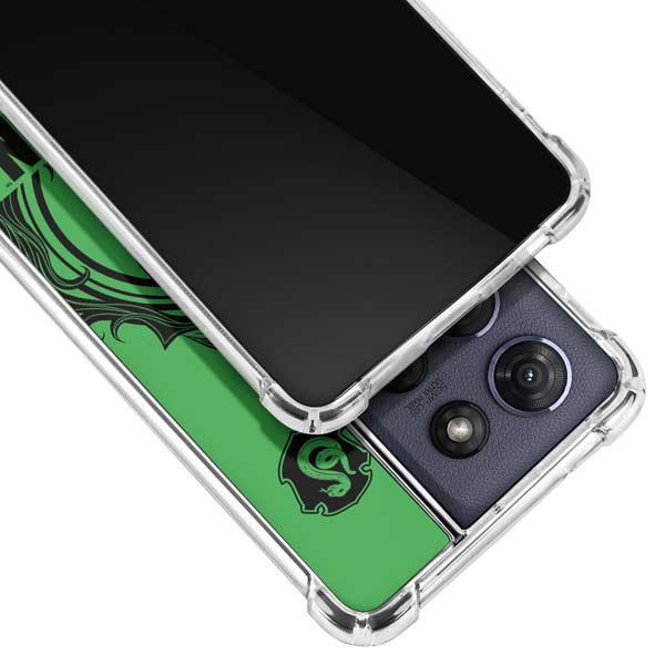 Wizarding Worlds Harry Potter Slytherin Illustration Moto G 5G (2025) Clear Case