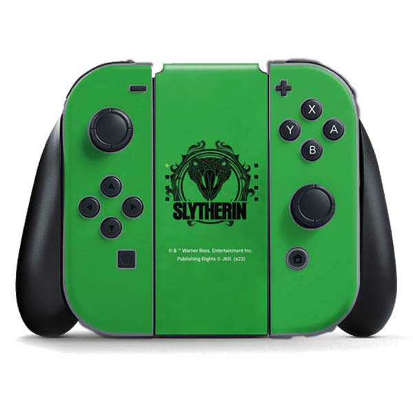 Wizarding Worlds Harry Potter Slytherin Illustration Nintendo Skins