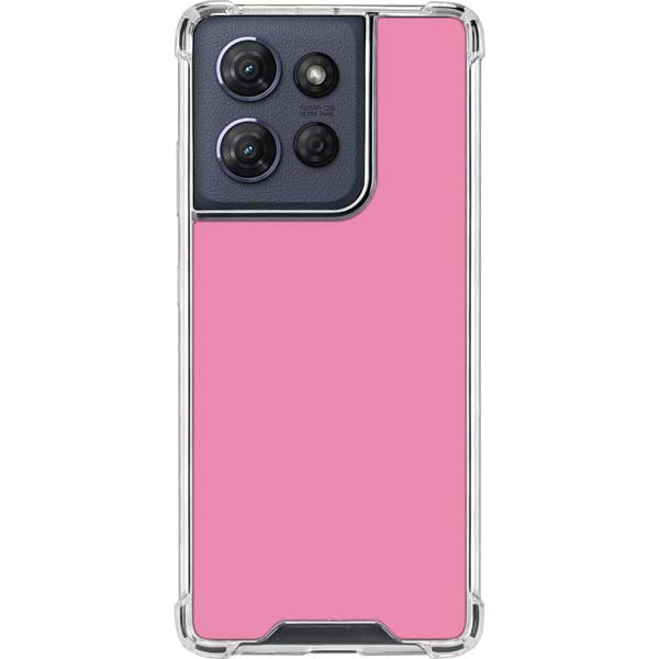 Smart Cover Pink Moto G 5G (2025) Clear Case
