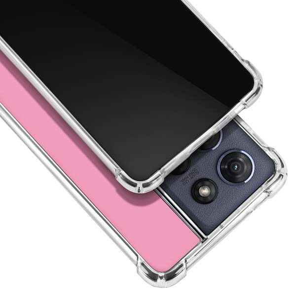Smart Cover Pink Moto G Play 5G (2025) Clear Case