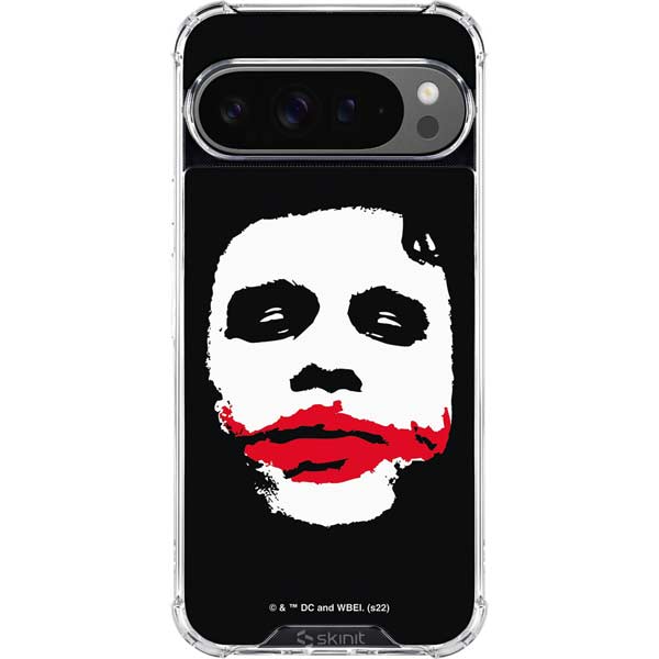 The Dark Knight Smeared Joker Google Pixel 10 Pro Clear Case