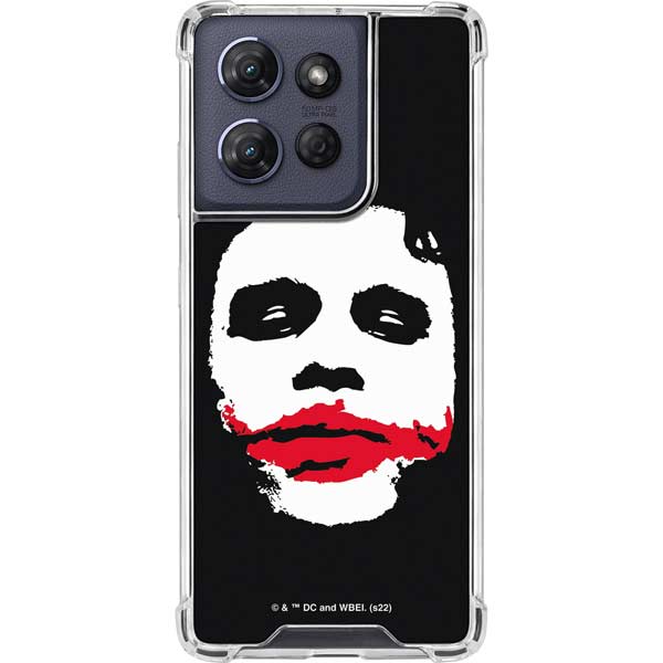 The Dark Knight Smeared Joker Moto G Play 5G (2025) Clear Case