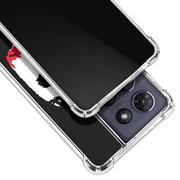 The Dark Knight Smeared Joker Moto G Play 5G (2025) Clear Case
