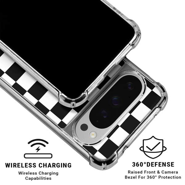 Sneakerhead Checkered Google Pixel 10 Pro XL Clear Case