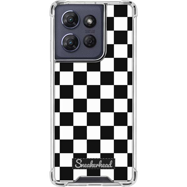 Sneakerhead Checkered Moto G Power 5G (2025) Clear Case