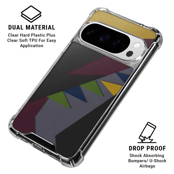 Sneakerhead Geometric Google Pixel 10 Pro XL Clear Case