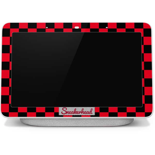 Sneakerhead Red Checkered Google Home Hub Skin