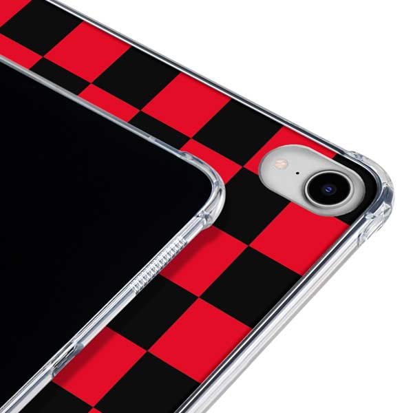 Sneakerhead Red Checkered iPad 11th Gen (2025) Clear Case