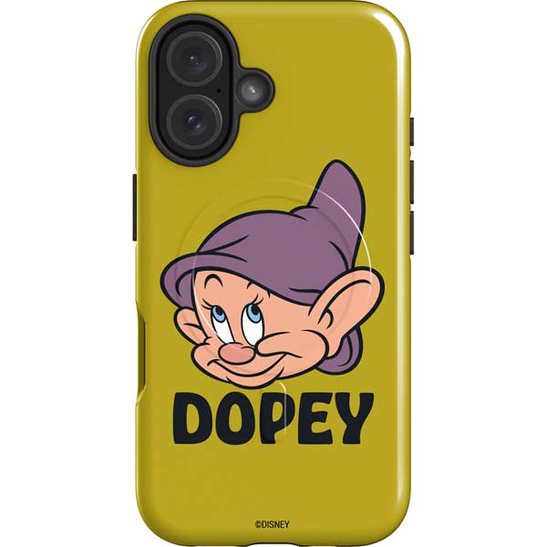 Disney Snow White Dopey Dwarf iPhone 16 Magsafe Impact Case