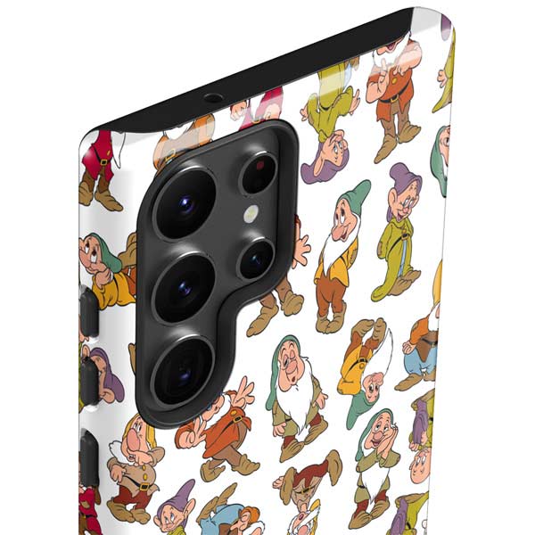 Disney Snow White Dwarfs Pattern Galaxy S23 Ultra Pro Case