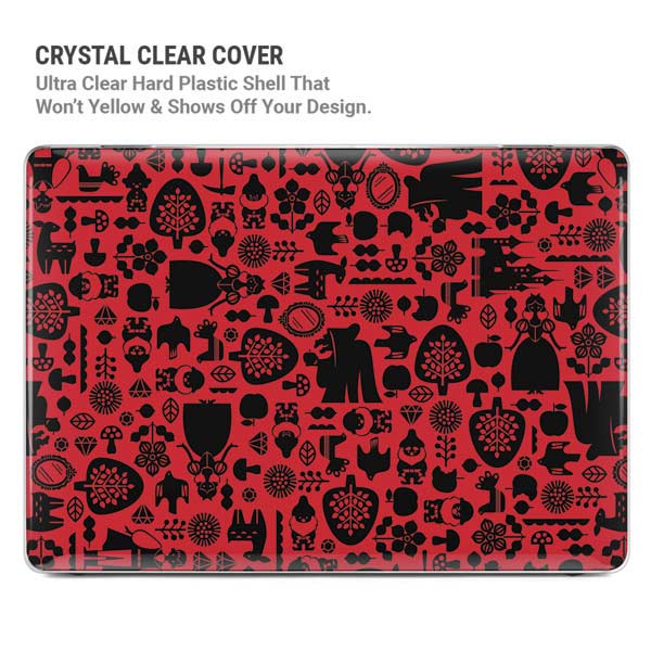 Disney Snow White Icon Pattern MacBook Pro 14in (2021-24) Case plus Skin