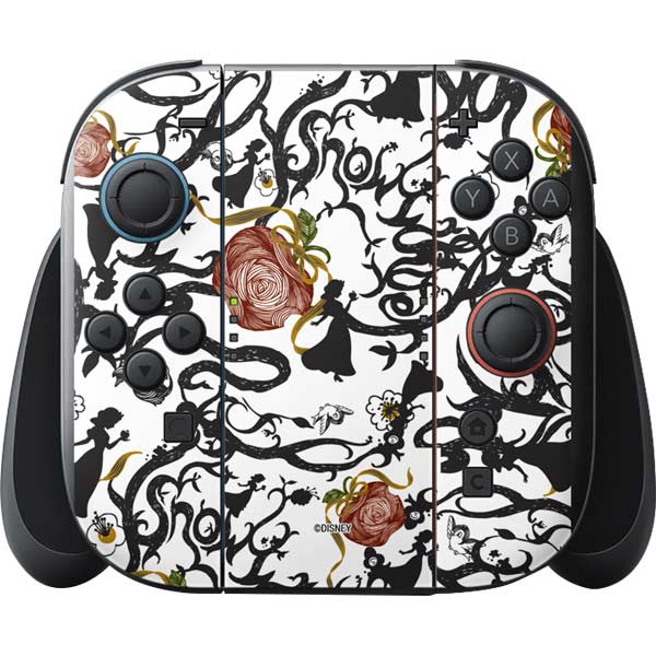 Disney Snow White Roses and Character Silhouette Nintendo Switch 2 (2025) with Joy-Con Skin