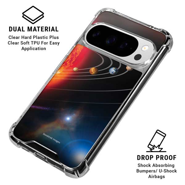 StockTrek Solar System Google Pixel 10 Pro Clear Case