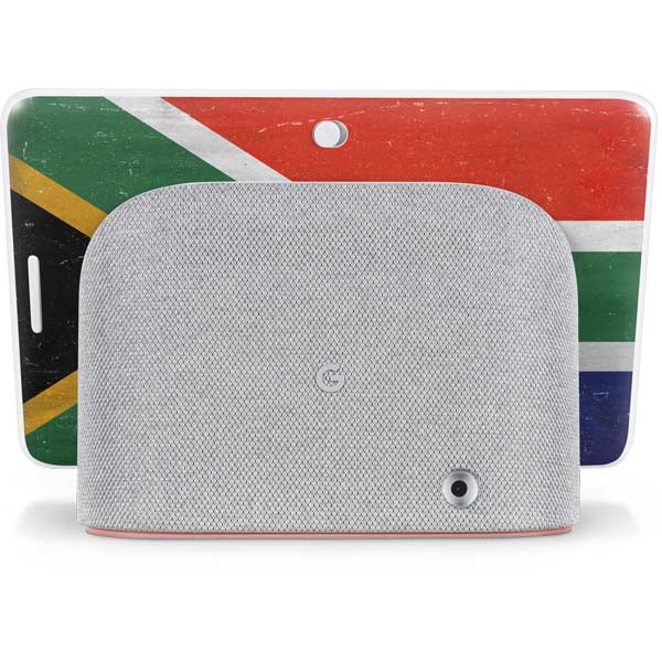 South Africa Flag Distressed Google Home Hub Skin