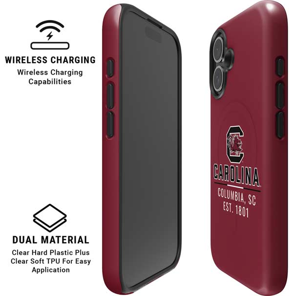 University of South Carolina Columbia SC, EST. 1801 iPhone 16 Magsafe Impact Case