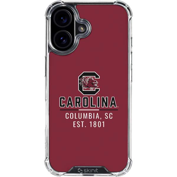University of South Carolina Columbia SC, EST. 1801 iPhone 17 Clear Case