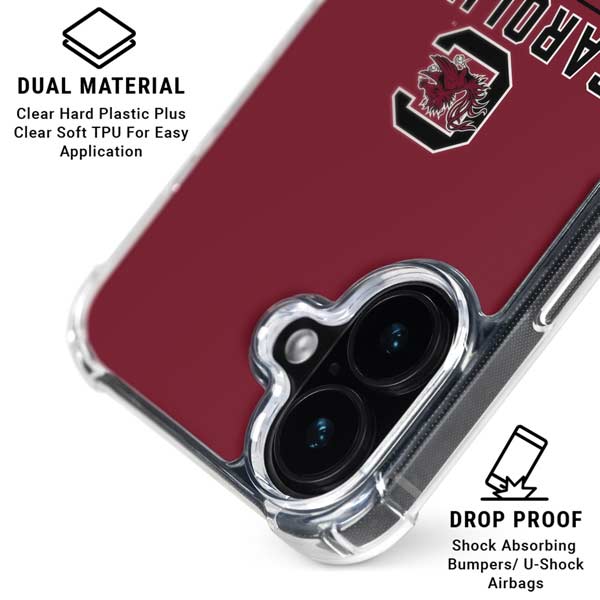 University of South Carolina Columbia SC, EST. 1801 iPhone 17 Clear Case