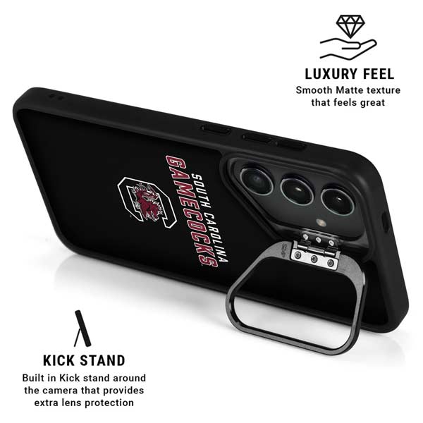 University of South Carolina Gamecocks Black Galaxy S26 Plus Kickstand Case