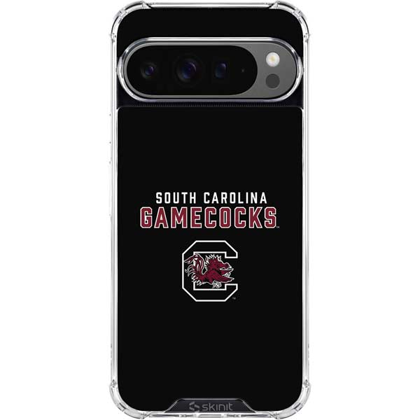 University of South Carolina Gamecocks Black Google Pixel 10 Pro Clear Case
