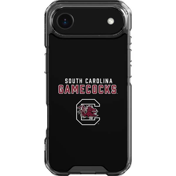 University of South Carolina Gamecocks Black iPhone 17 Air Clear Case