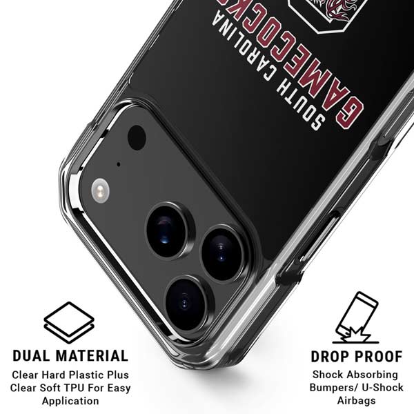 University of South Carolina Gamecocks Black iPhone 17 Pro MagSafe Case
