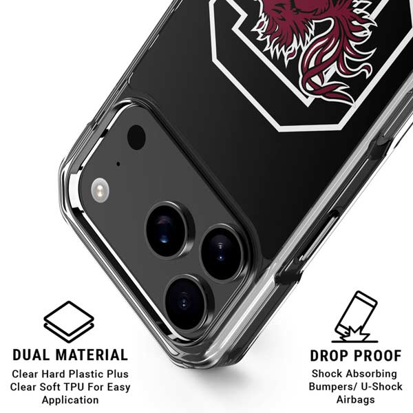 University of South Carolina Gamecocks Logo Black iPhone 17 Pro Max MagSafe Case