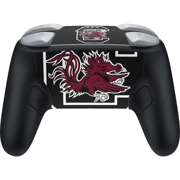 University of South Carolina Gamecocks Logo Black Nintendo Switch 2 (2025) Pro Controller Skin