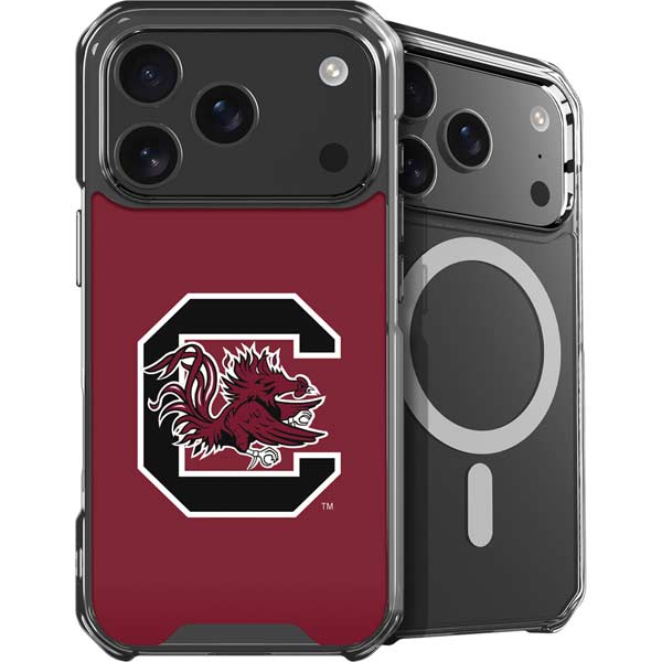 University of South Carolina Gamecocks Logo Red iPhone 17 Pro MagSafe Case