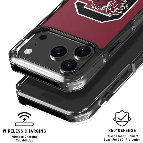 University of South Carolina Gamecocks Logo Red iPhone 17 Pro MagSafe Case