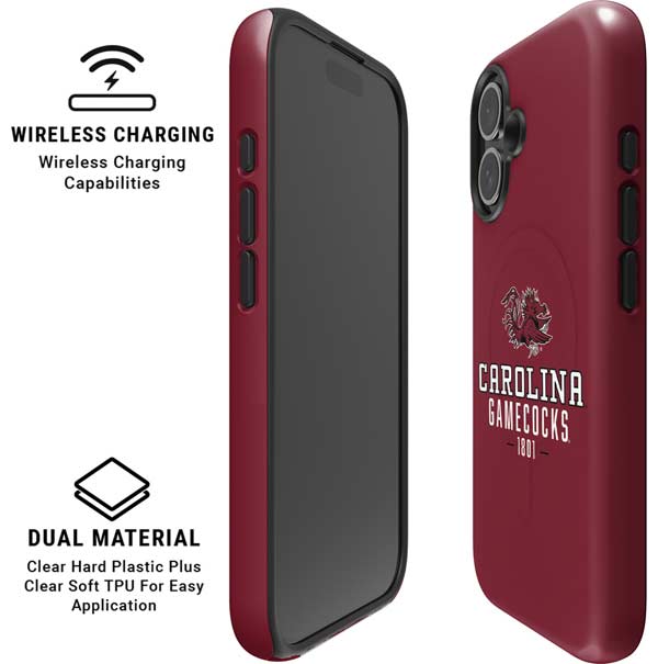 University of South Carolina Gamecocks Red iPhone 16 Plus Magsafe Impact Case
