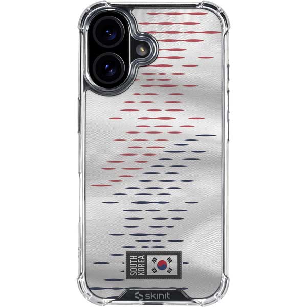 South Korea Soccer Flag iPhone 17 Clear Case