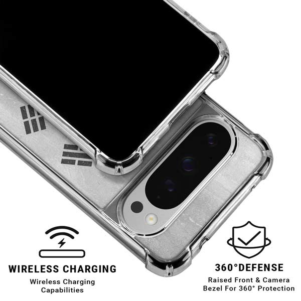South Korean Flag Distressed Google Pixel 10 Pro Clear Case
