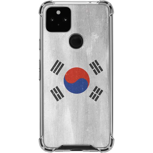 South Korean Flag Distressed Pixel Cases