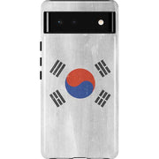 South Korean Flag Distressed Pixel Cases