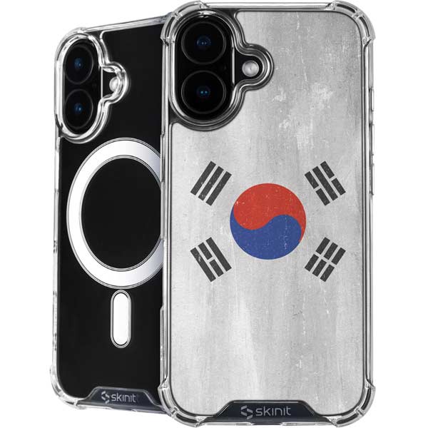 South Korean Flag Distressed iPhone 17 MagSafe Case