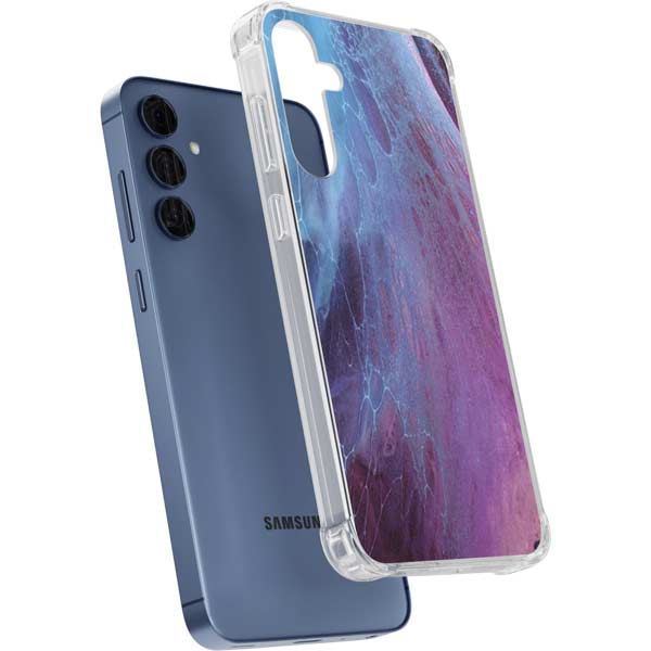 Space Marble Galaxy A35 5G Clear Case