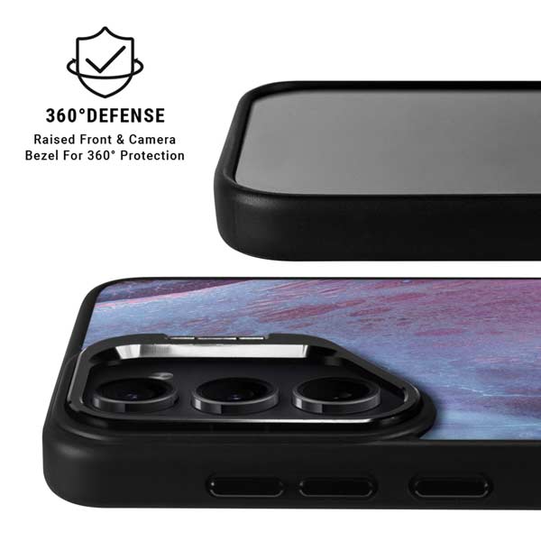 Space Marble Galaxy S25 Plus Kickstand Case