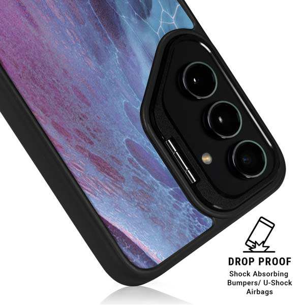 Space Marble Galaxy S25 Plus Kickstand Case