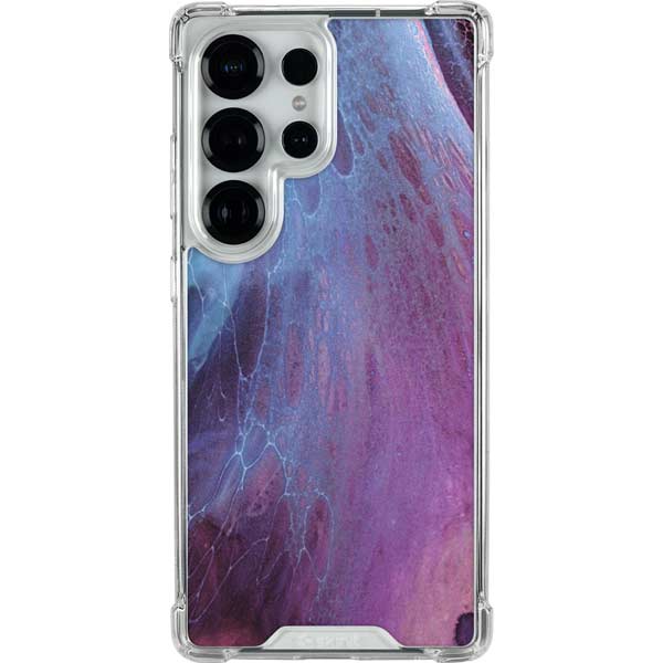 Space Marble Galaxy S25 Ultra Clear Case
