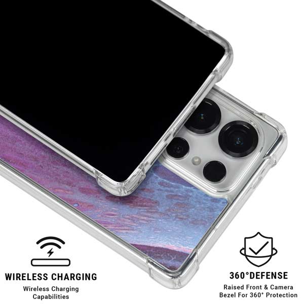 Space Marble Galaxy S25 Ultra Clear Case