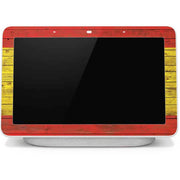 Spain Flag Dark Wood Google Home Hub Skin