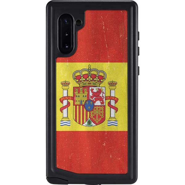 Spain Flag Distressed Galaxy Cases